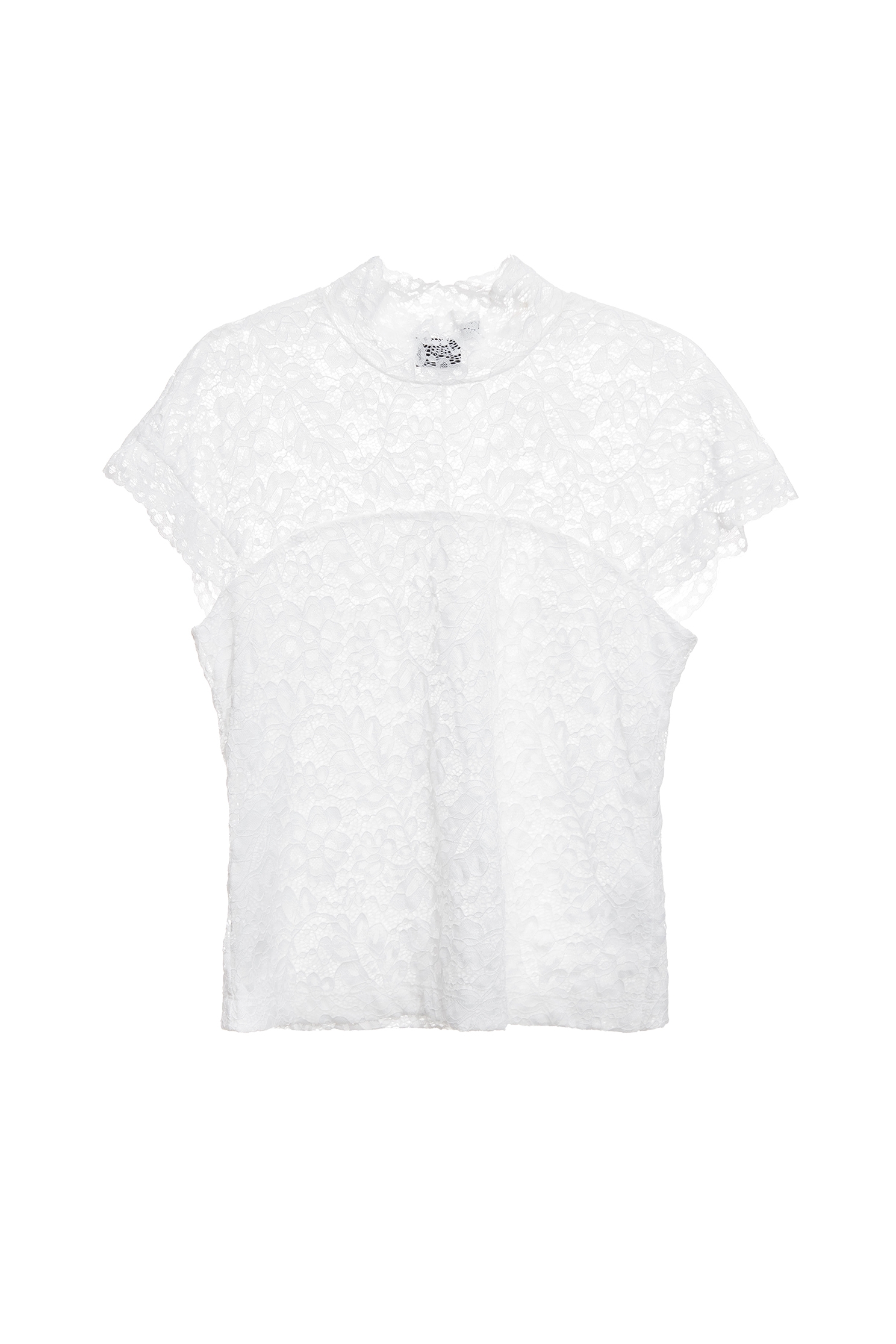 珍珠白小高領彈性蕾絲單品珍珠白小高領彈性蕾絲單品,上班OL穿搭,上衣,春夏穿搭,珍珠,約會特輯,花花世界,蕾絲