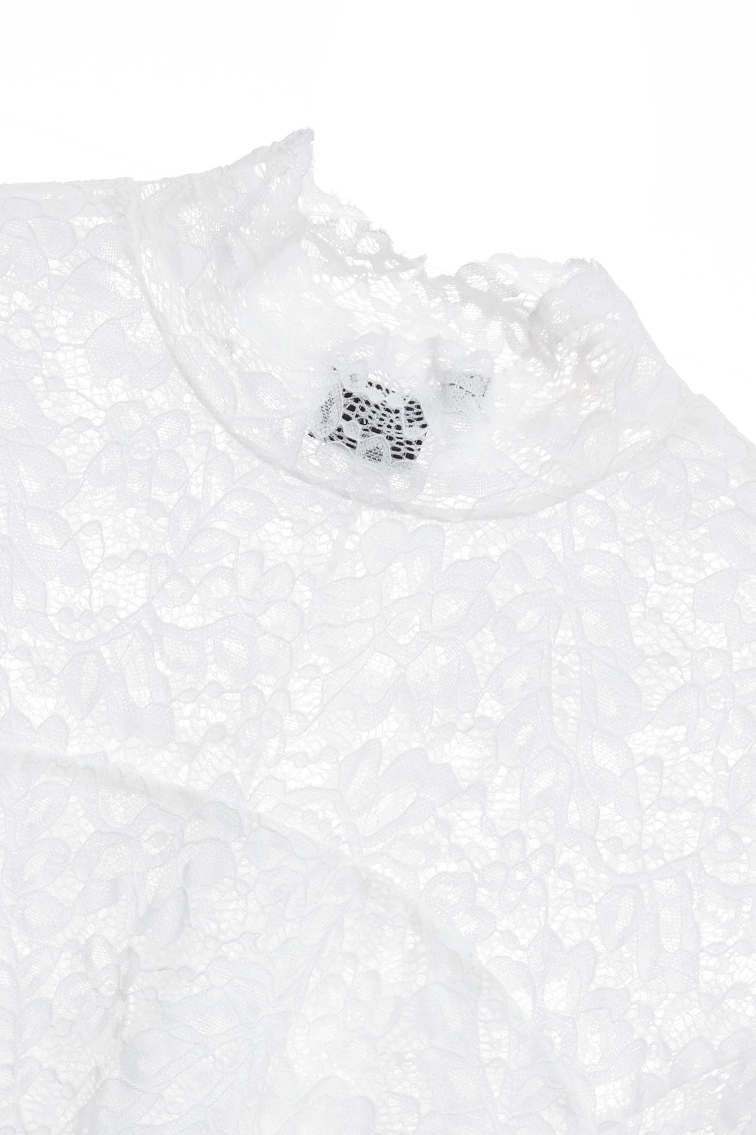 珍珠白小高領彈性蕾絲單品珍珠白小高領彈性蕾絲單品,上班OL穿搭,上衣,春夏穿搭,珍珠,約會特輯,花花世界,蕾絲