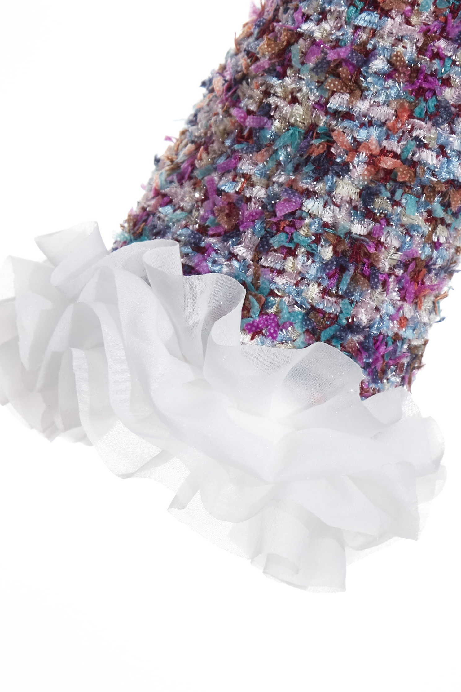 層次荷葉造型花呢紗外套層次荷葉造型花呢紗外套,一般外套,人氣商品,外套,小香風,小香風外套,時髦成套搭配,毛呢花呢,秋冬穿搭,荷葉,長袖外套