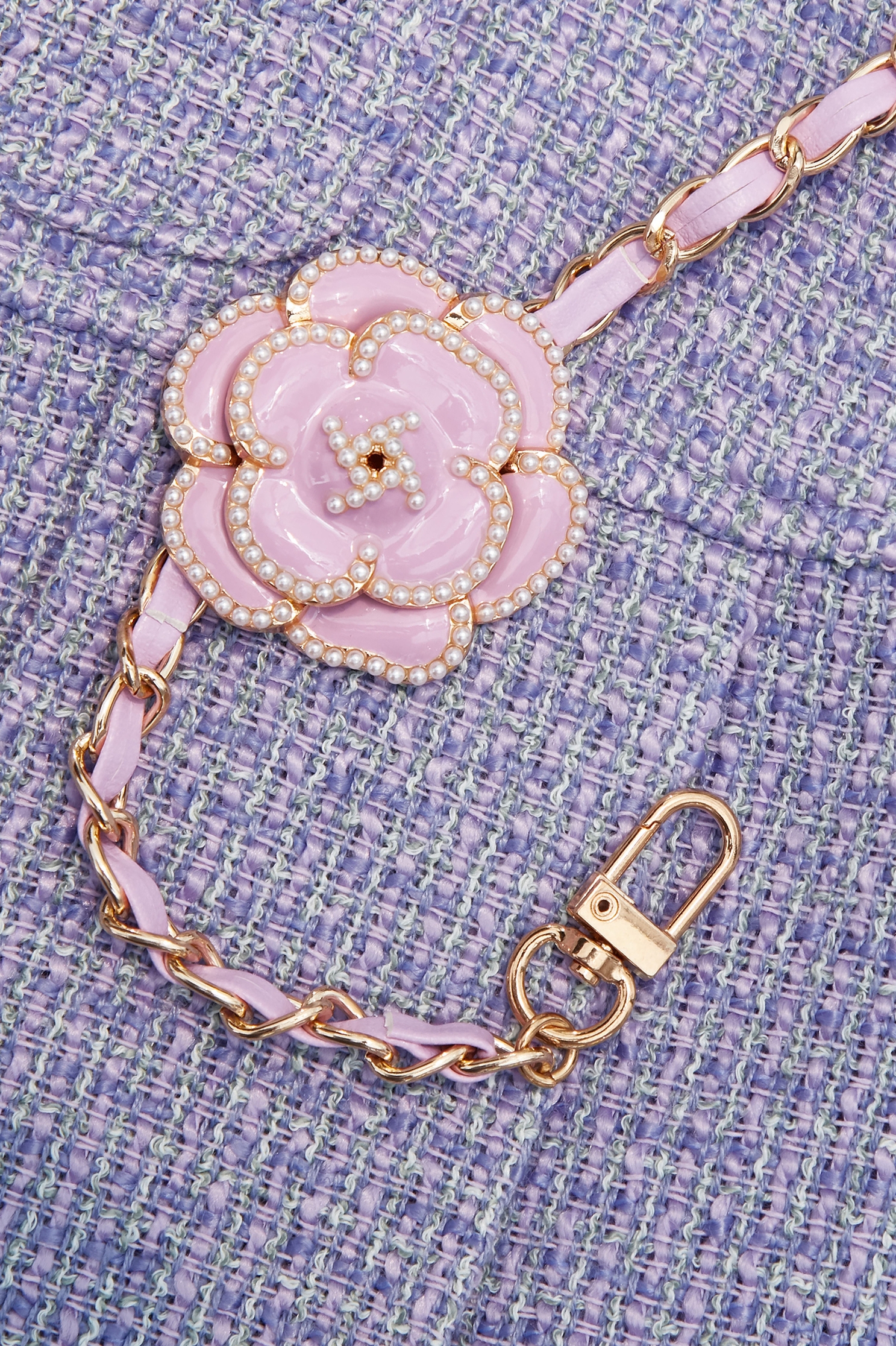 小香風神秘紫花呢紗短裙小香風神秘紫花呢紗短裙,小香風,春夏穿搭,短裙