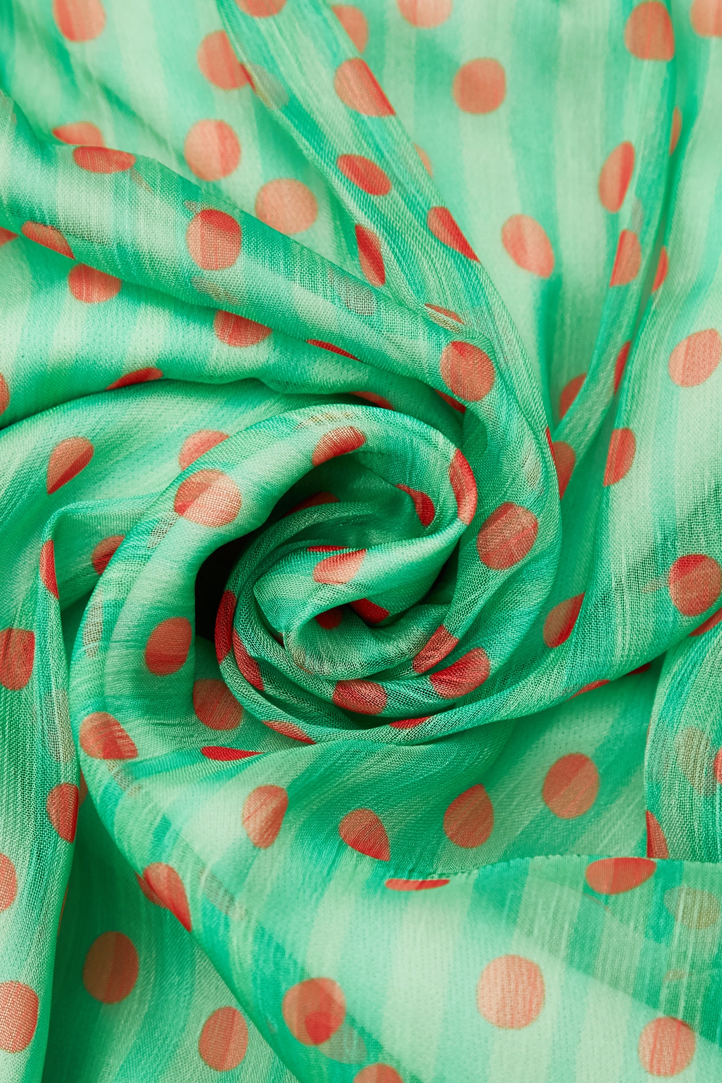 落日珊瑚點點雪紡長裙落日珊瑚點點雪紡長裙,春夏穿搭,荷葉,長裙,雪紡,雪紡裙,雪紡長裙