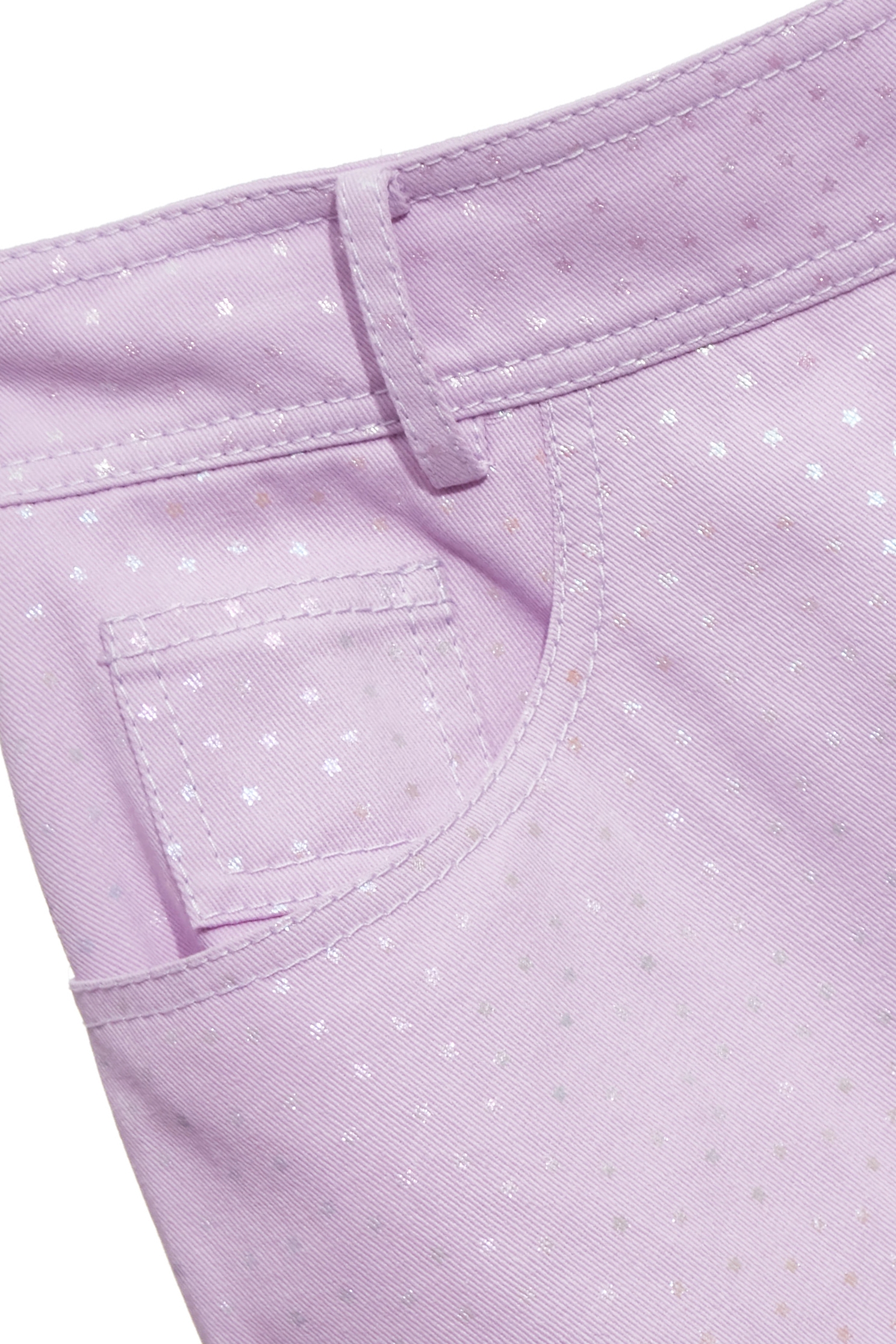 光澤感星星造型短裙光澤感星星造型短裙,丹寧,時髦成套搭配,牛仔,牛仔裙,短裙,秋冬穿搭,約會特輯,荷葉