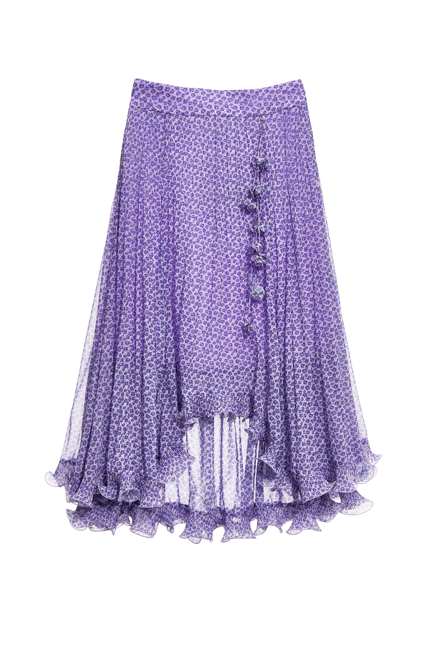 浪漫美人櫻印花雪紡長裙浪漫美人櫻印花雪紡長裙,時髦成套搭配,秋冬穿搭,約會特輯,花花世界,荷葉,長裙,雪紡,雪紡裙,雪紡長裙