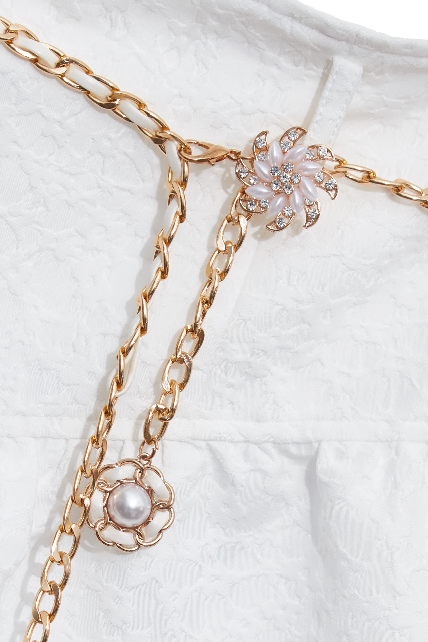 立體褆花單品短褲裙立體褆花單品短褲裙,小香風,春夏穿搭,白色褲子,短褲,褲子