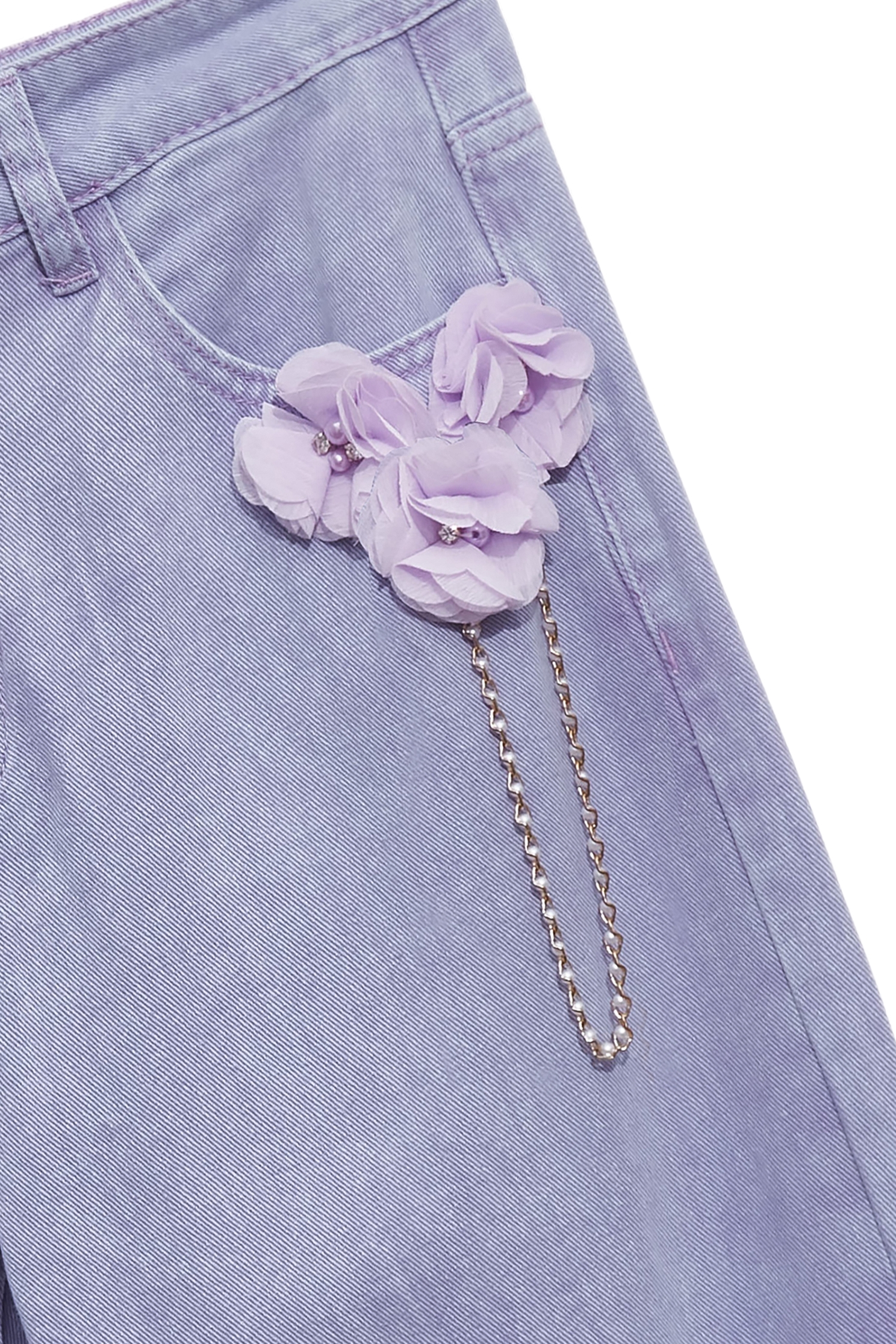 柔紫色牛仔寬腿褲柔紫色牛仔寬腿褲,上班OL穿搭,丹寧,寬褲,春夏穿搭,牛仔,牛仔褲,約會特輯,花花世界,褲子