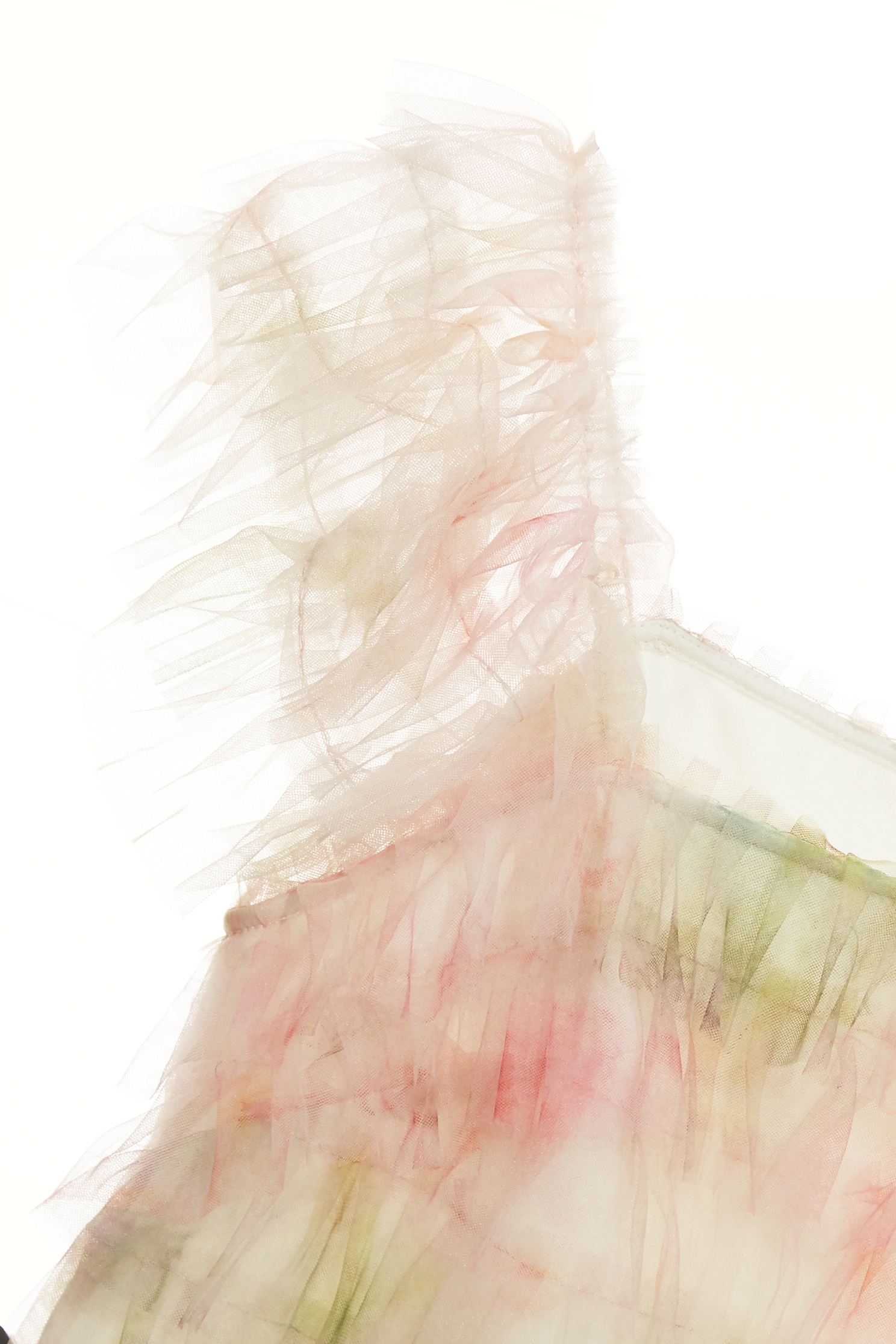 粉霧色漸層粉彩上衣粉霧色漸層粉彩上衣,一般背心,一般背心馬甲,上衣,春夏穿搭,時髦成套搭配,約會特輯,網紗,背心,荷葉,輕奢度假,輕奢渡假