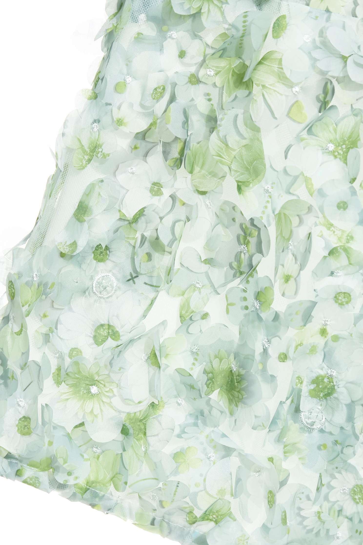 果凍薄荷色刺繡花瓣上衣果凍薄荷色刺繡花瓣上衣,一般背心,一般背心馬甲,上衣,刺繡,春夏穿搭,網紗,繡花,背心