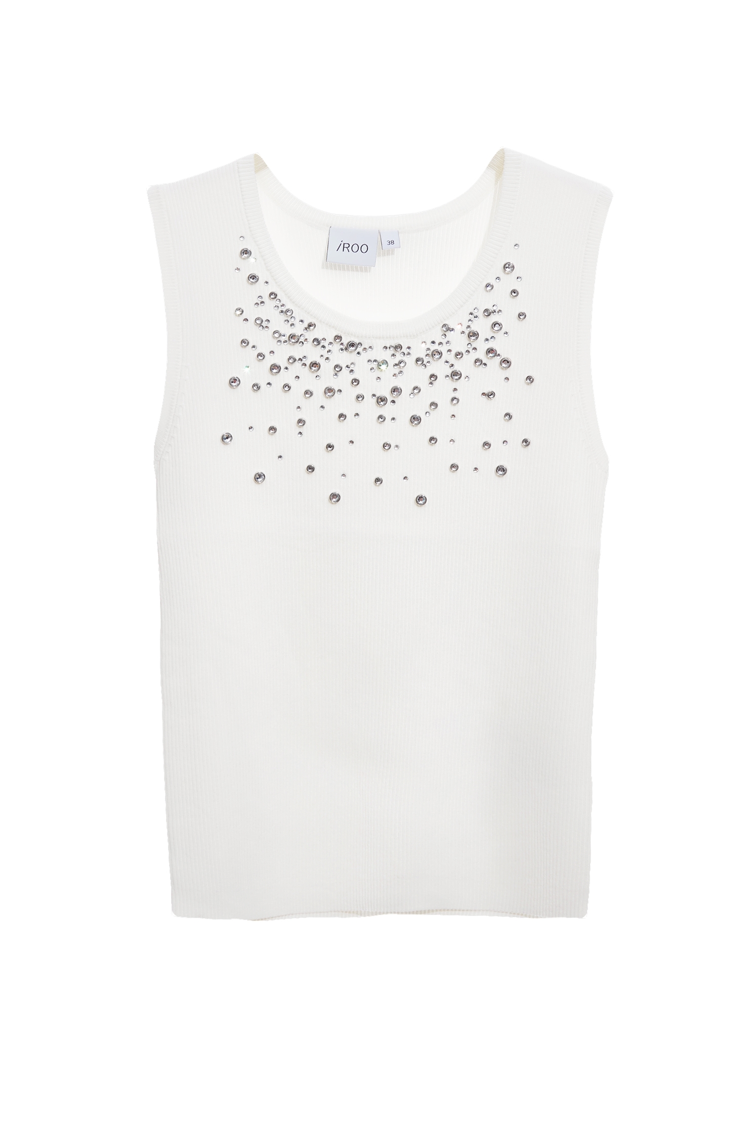 綴閃亮鑽飾針織背心綴閃亮鑽飾針織背心,一般背心,一般背心馬甲,上班OL穿搭,秋冬穿搭,約會特輯,背心,輕奢度假,輕奢渡假,針織,針織背心