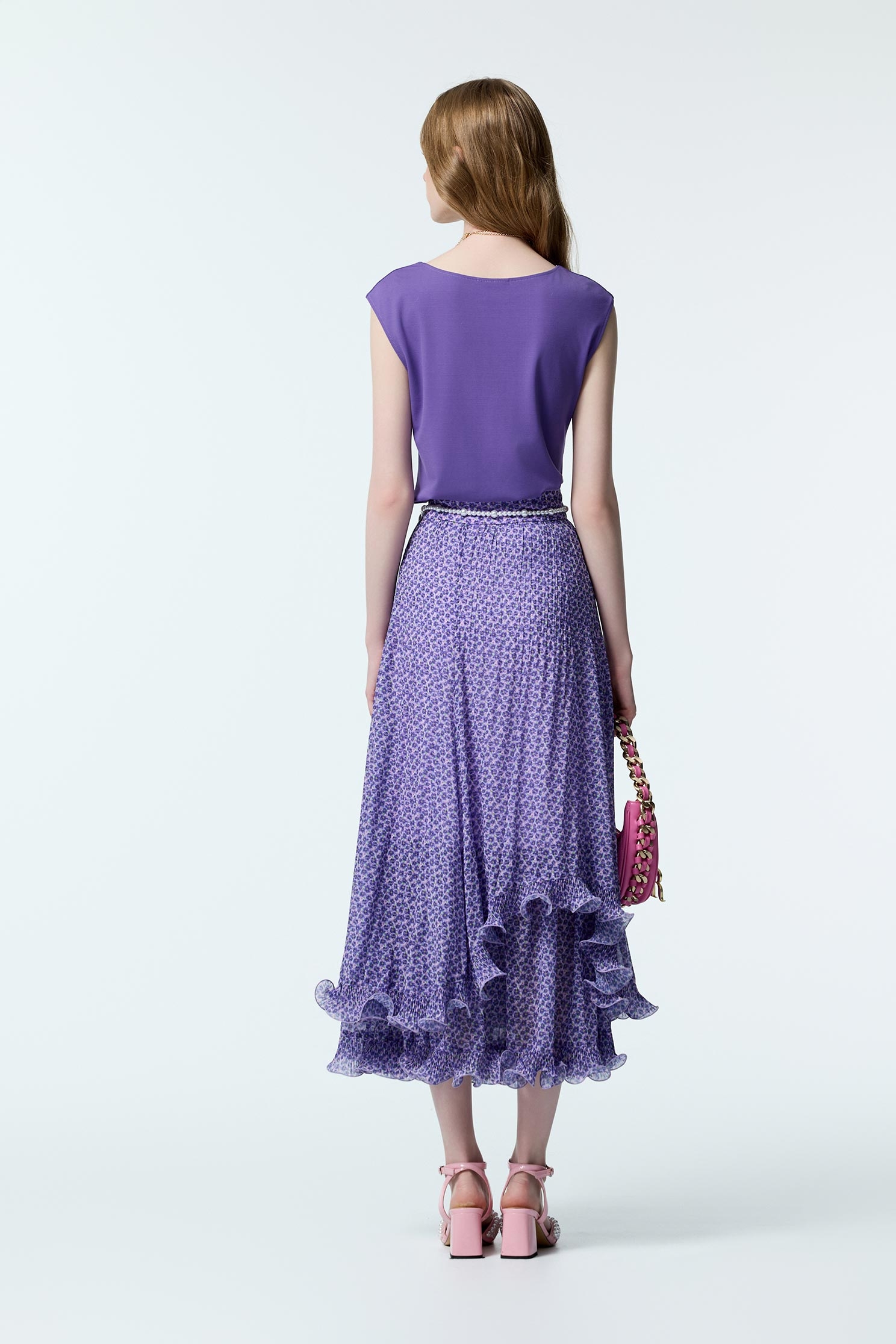 大麗花紫Ｔ恤上衣大麗花紫Ｔ恤上衣,一般背心,一般背心馬甲,上衣,珍珠,秋冬穿搭,約會特輯,背心