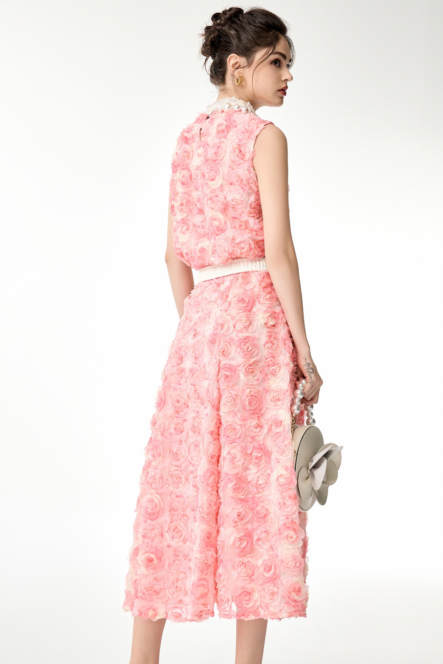 奢華粉玫瑰造型上衣奢華粉玫瑰造型上衣,一般背心,一般背心馬甲,上衣,人氣商品,春夏穿搭,時髦成套搭配,洋裝特輯,網紗,背心,花花世界