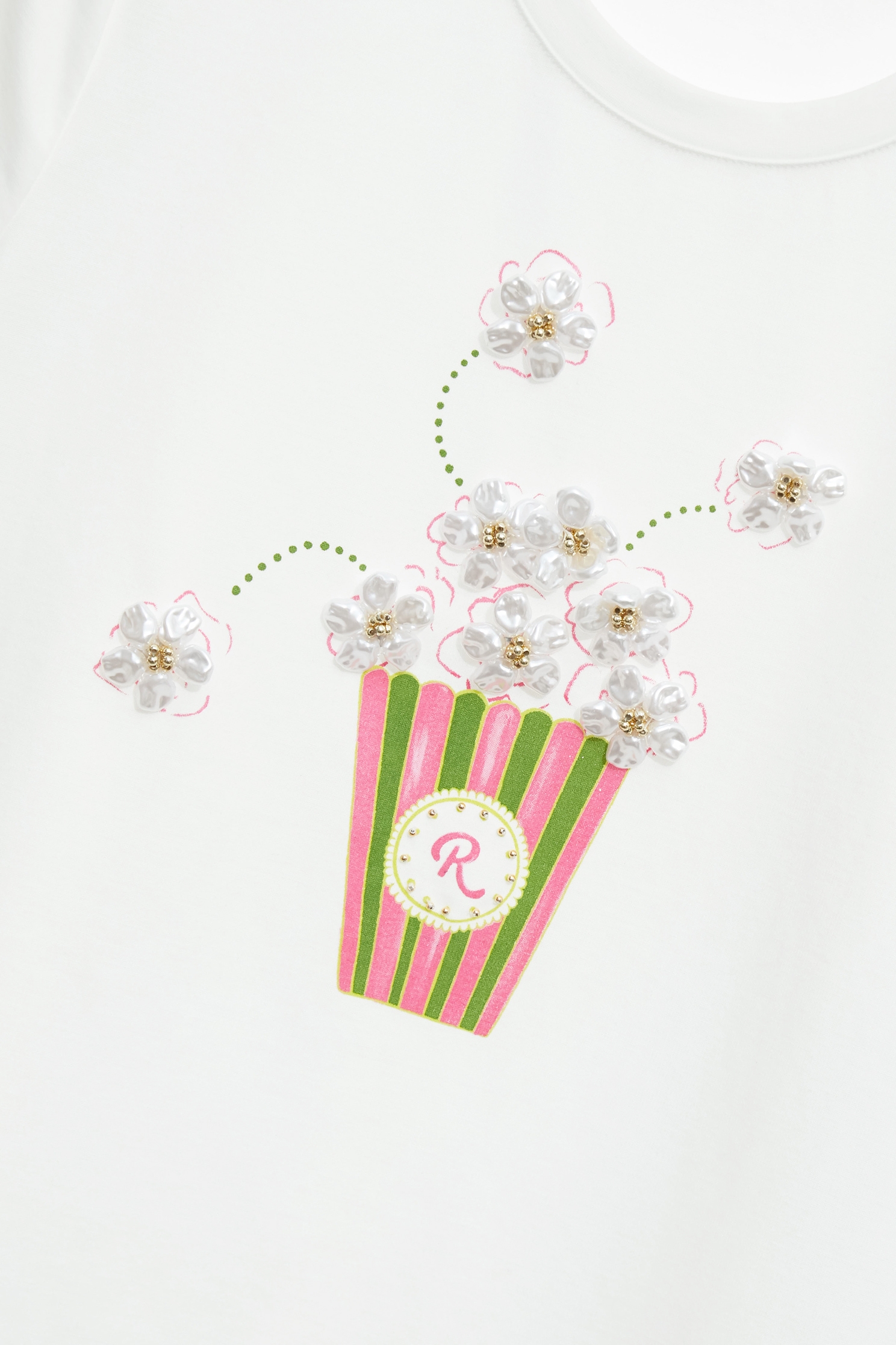 爆米花桶印花Ｔ恤上衣爆米花桶印花Ｔ恤上衣,T-Shirt,T恤,上衣,春夏穿搭,約會特輯,花花世界