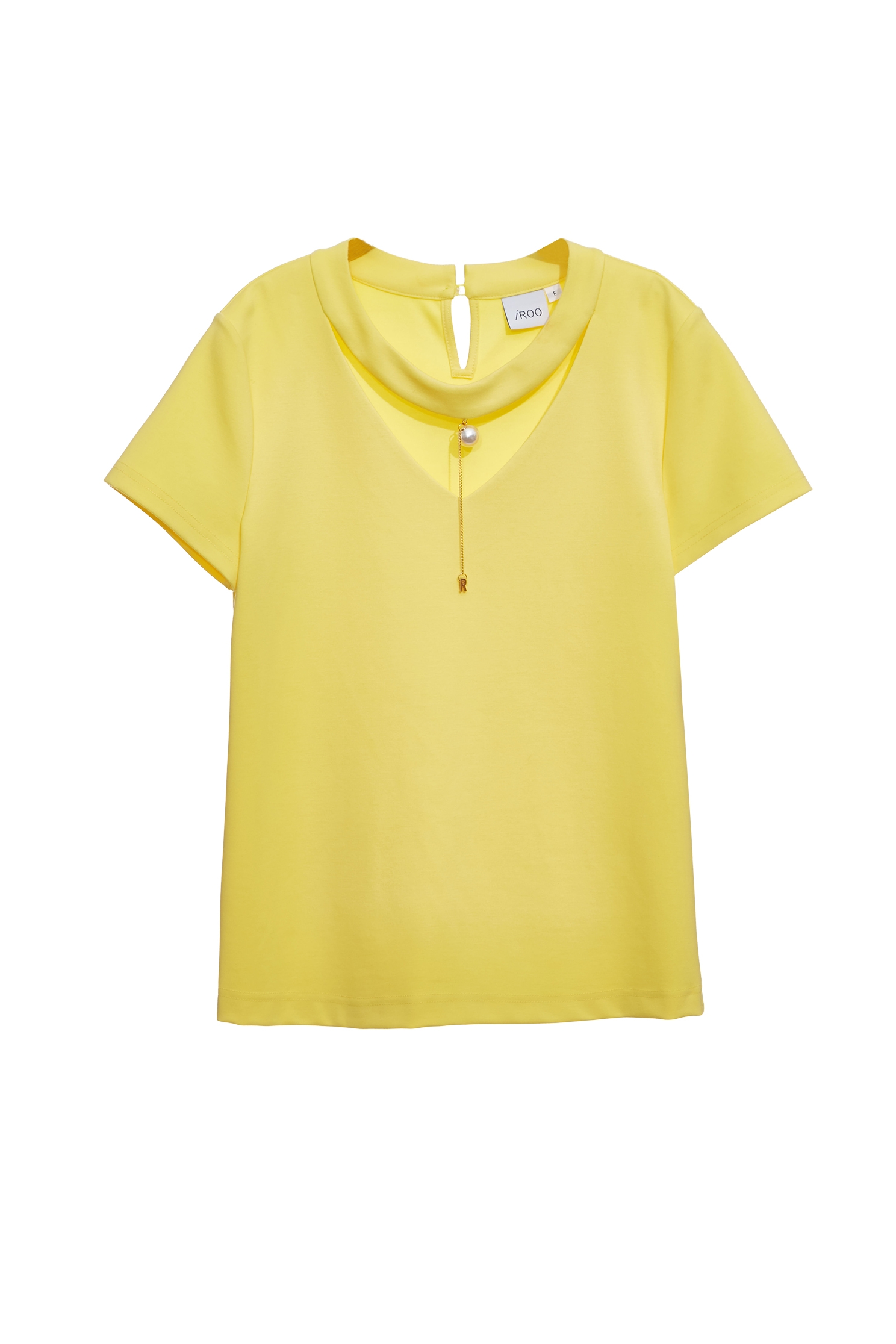 馬鞭草檸檬色T恤上衣馬鞭草檸檬色T恤上衣,T恤,上衣,春夏穿搭,珍珠,約會特輯,輕奢度假,輕奢渡假