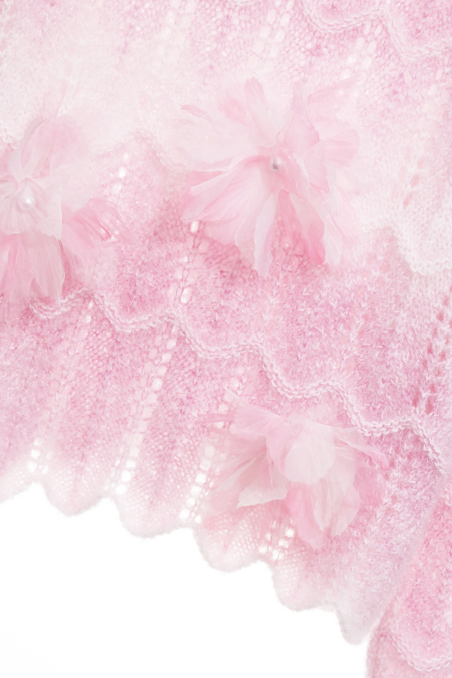 玫瑰石英粉漸層染針織上衣玫瑰石英粉漸層染針織上衣,上衣,人氣商品,秋冬穿搭,約會特輯,花花世界,針織,針織上衣,針織衫