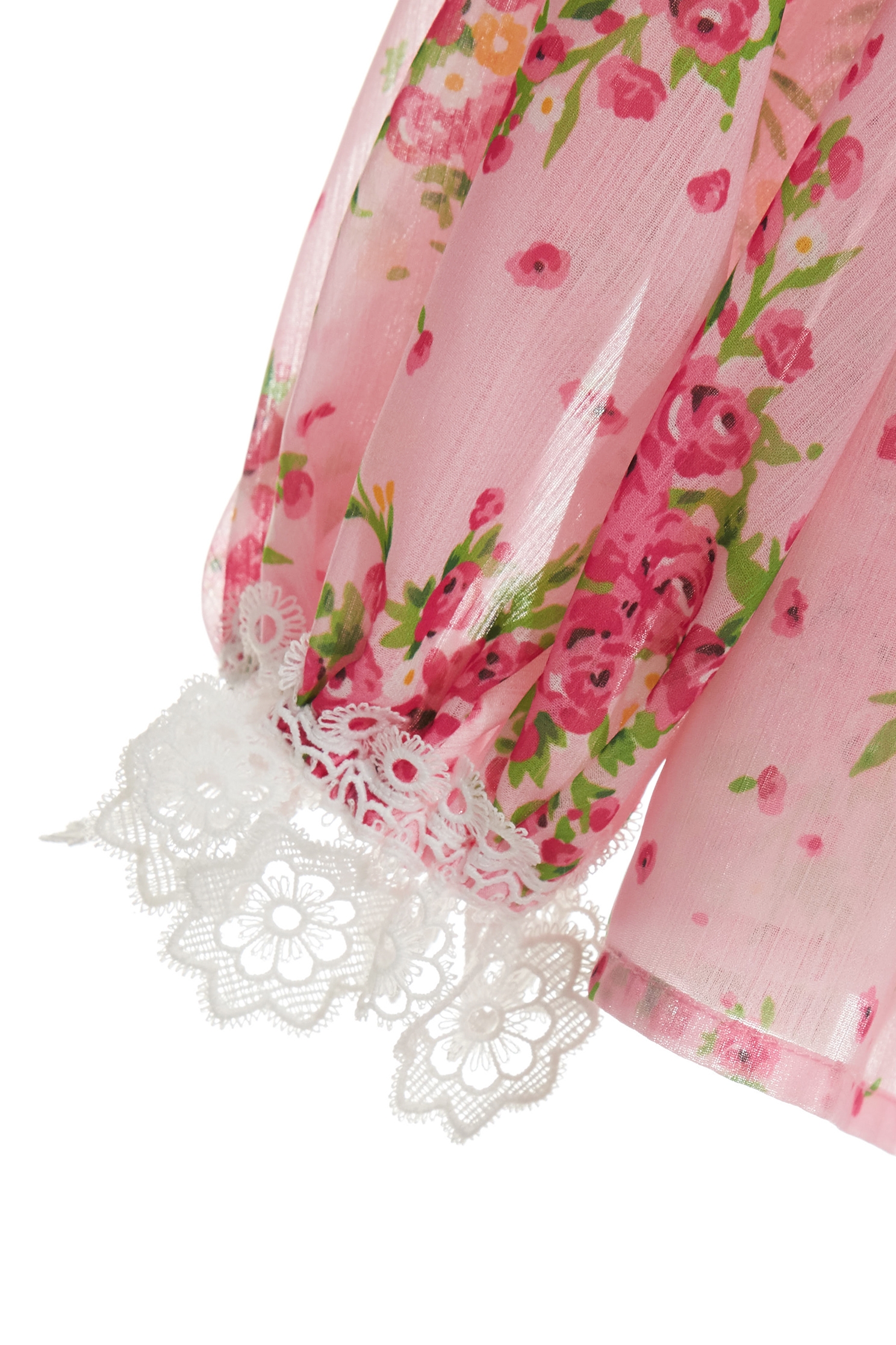 玫瑰捧花印花上衣玫瑰捧花印花上衣,上衣,春夏穿搭,花花世界,蕾絲,雪紡