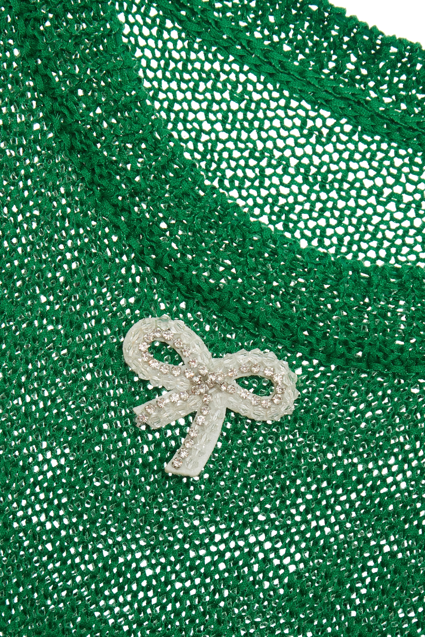 深翡翠色針織上衣深翡翠色針織上衣,上衣,春夏穿搭,蝴蝶結,針織,針織衫