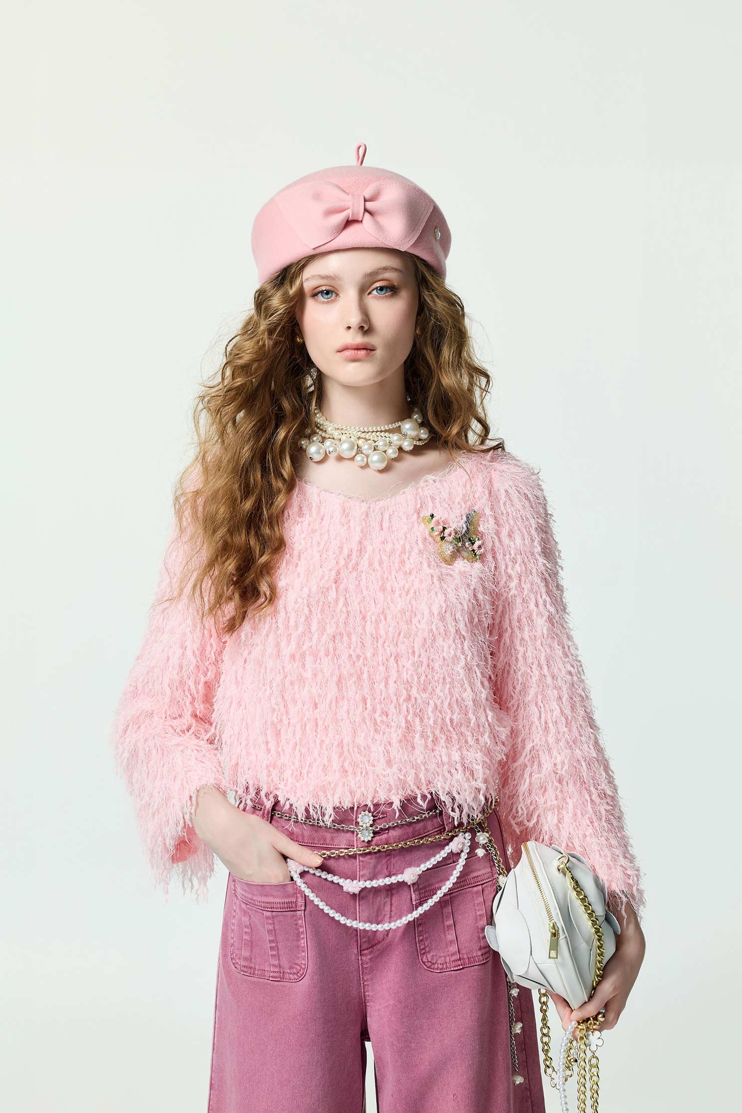 紅雪糕光澤感流蘇上衣紅雪糕光澤感流蘇上衣,上班OL穿搭,上衣,派對特輯,秋冬穿搭,約會特輯,花花世界