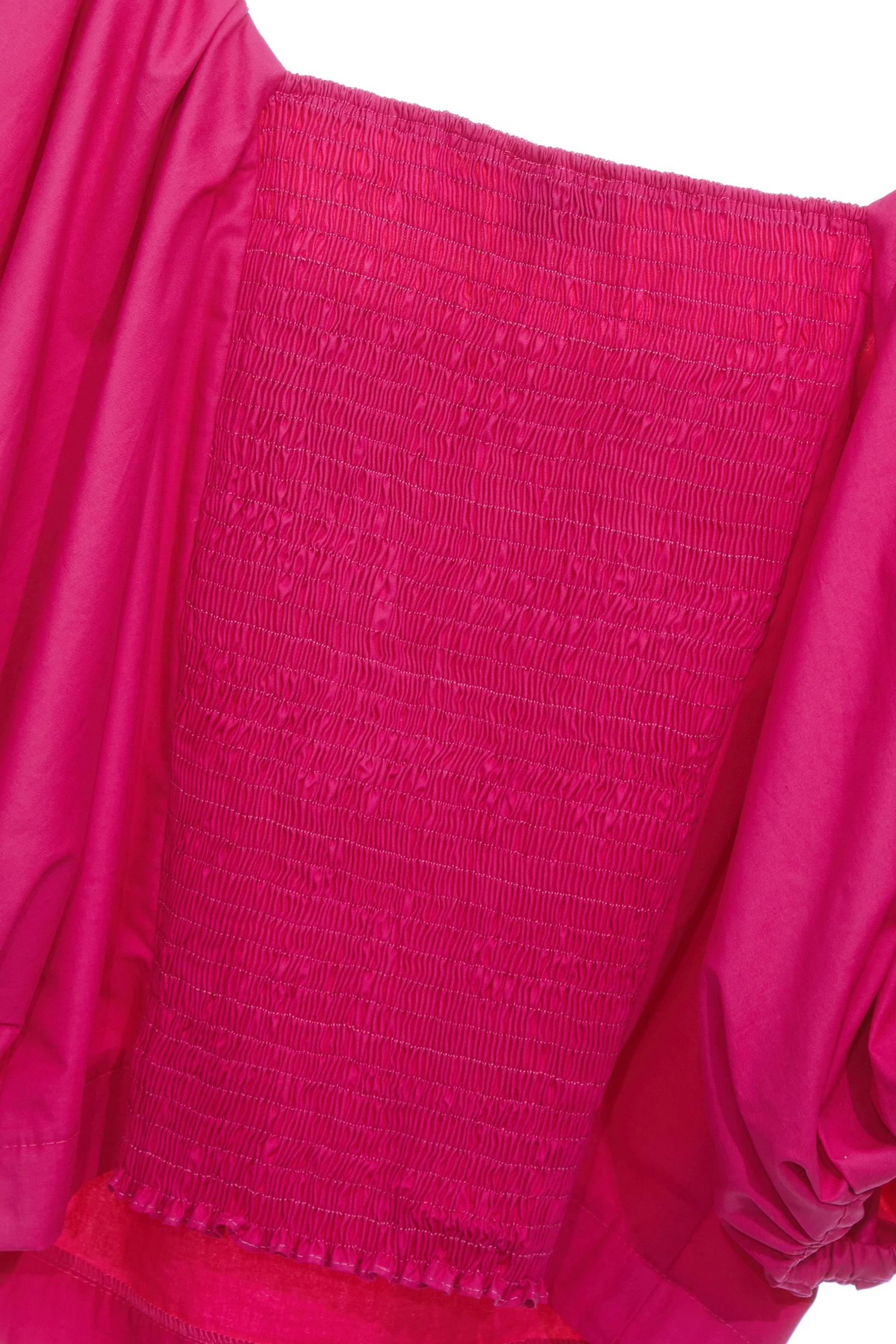 櫻桃紅色澎袖上衣櫻桃紅色澎袖上衣,上衣,春夏穿搭,約會特輯,花花世界