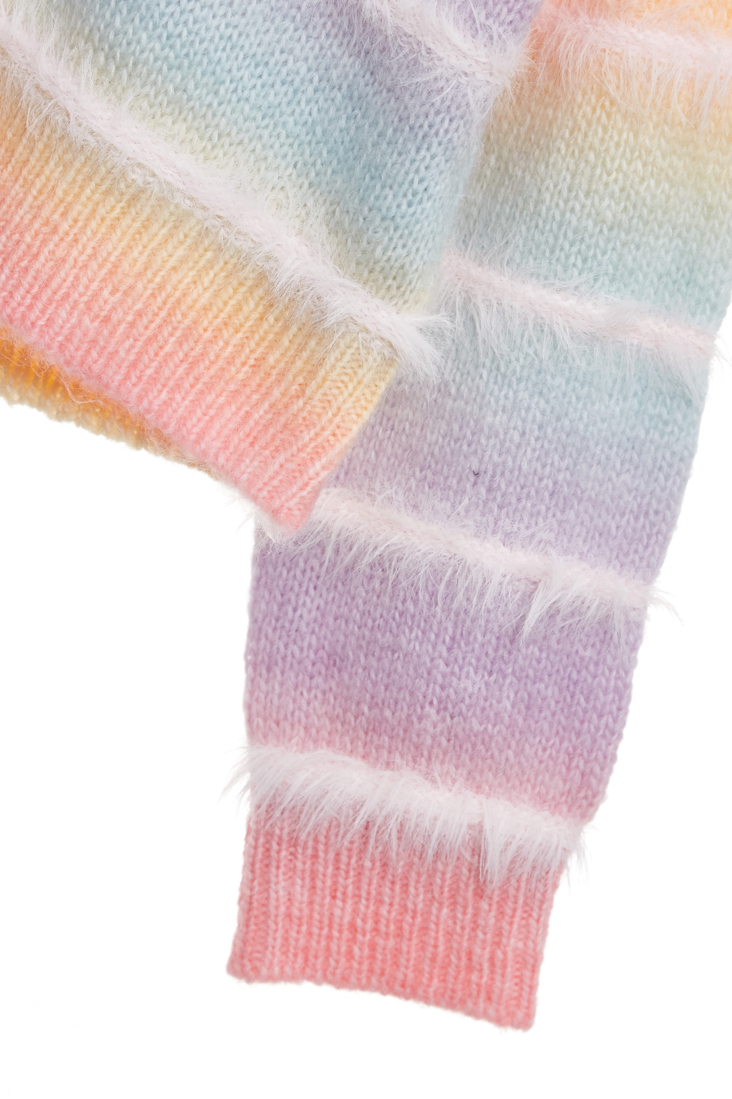 五彩漸層配條針織上衣五彩漸層配條針織上衣,上衣,春夏穿搭,約會特輯,針織,針織上衣,針織衫