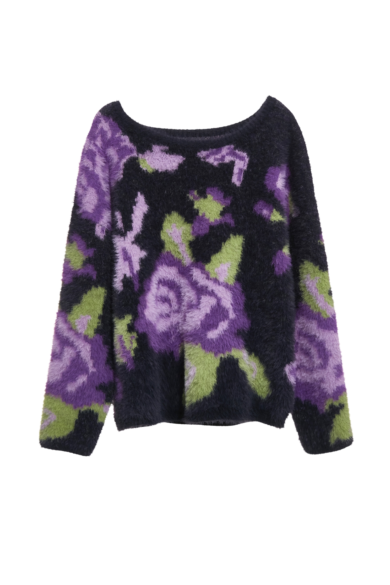 溫室綺麗花卉針織上衣溫室綺麗花卉針織上衣,上班OL穿搭,上衣,春夏穿搭,派對特輯,約會特輯,花花世界,針織,針織上衣,針織衫