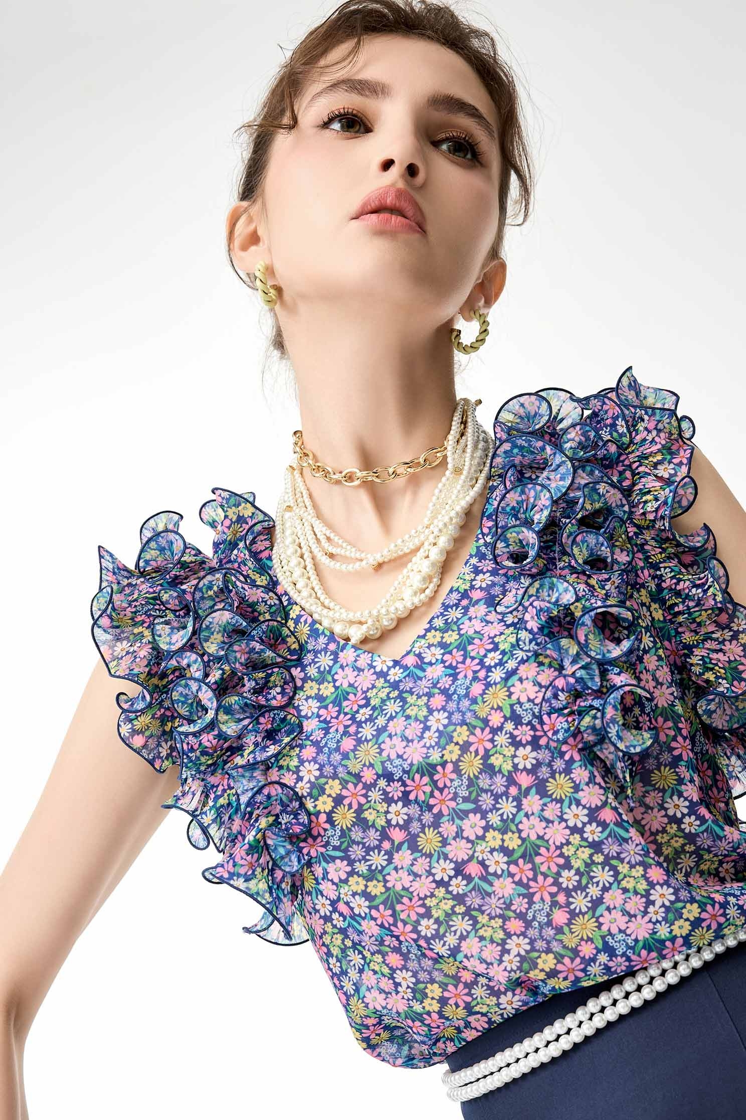 多層次小珍珠項鍊多層次小珍珠項鍊,春夏穿搭,珍珠,項鍊