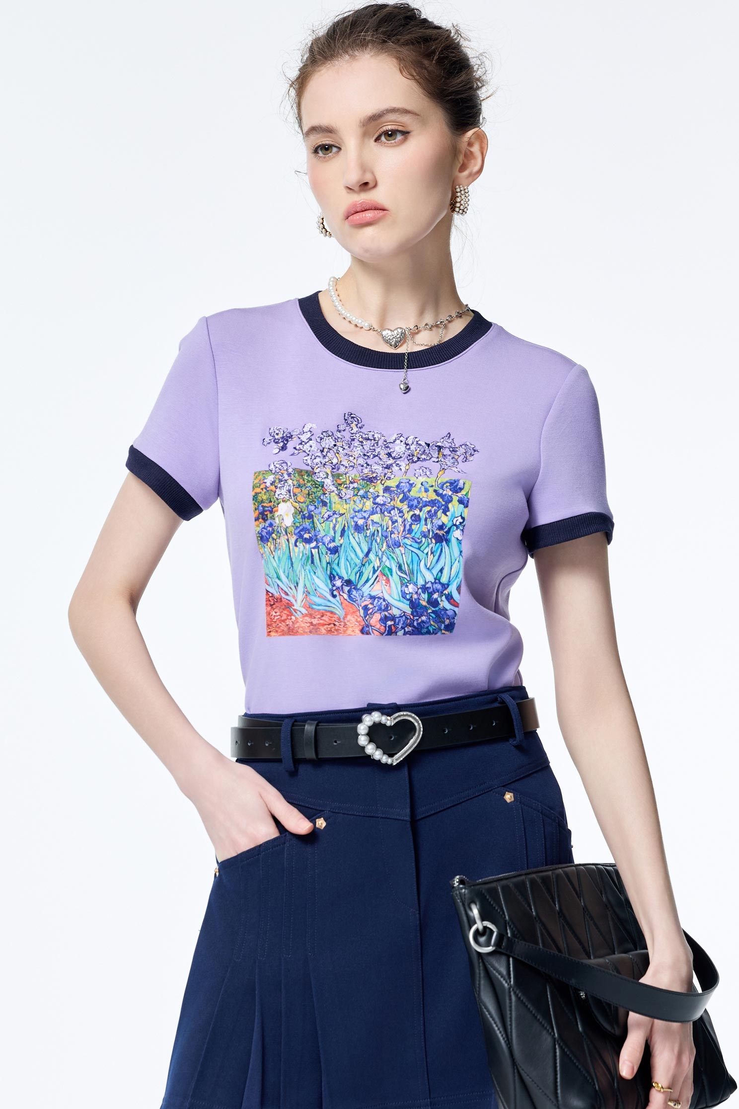 真皮都會風心型腰帶真皮都會風心型腰帶,春夏穿搭,珍珠,皮帶,皮革