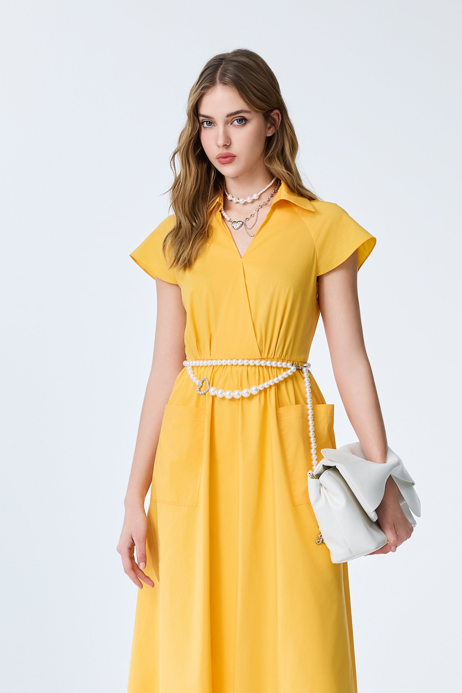 優雅珍珠愛心腰鏈優雅珍珠愛心腰鏈,春夏穿搭,珍珠