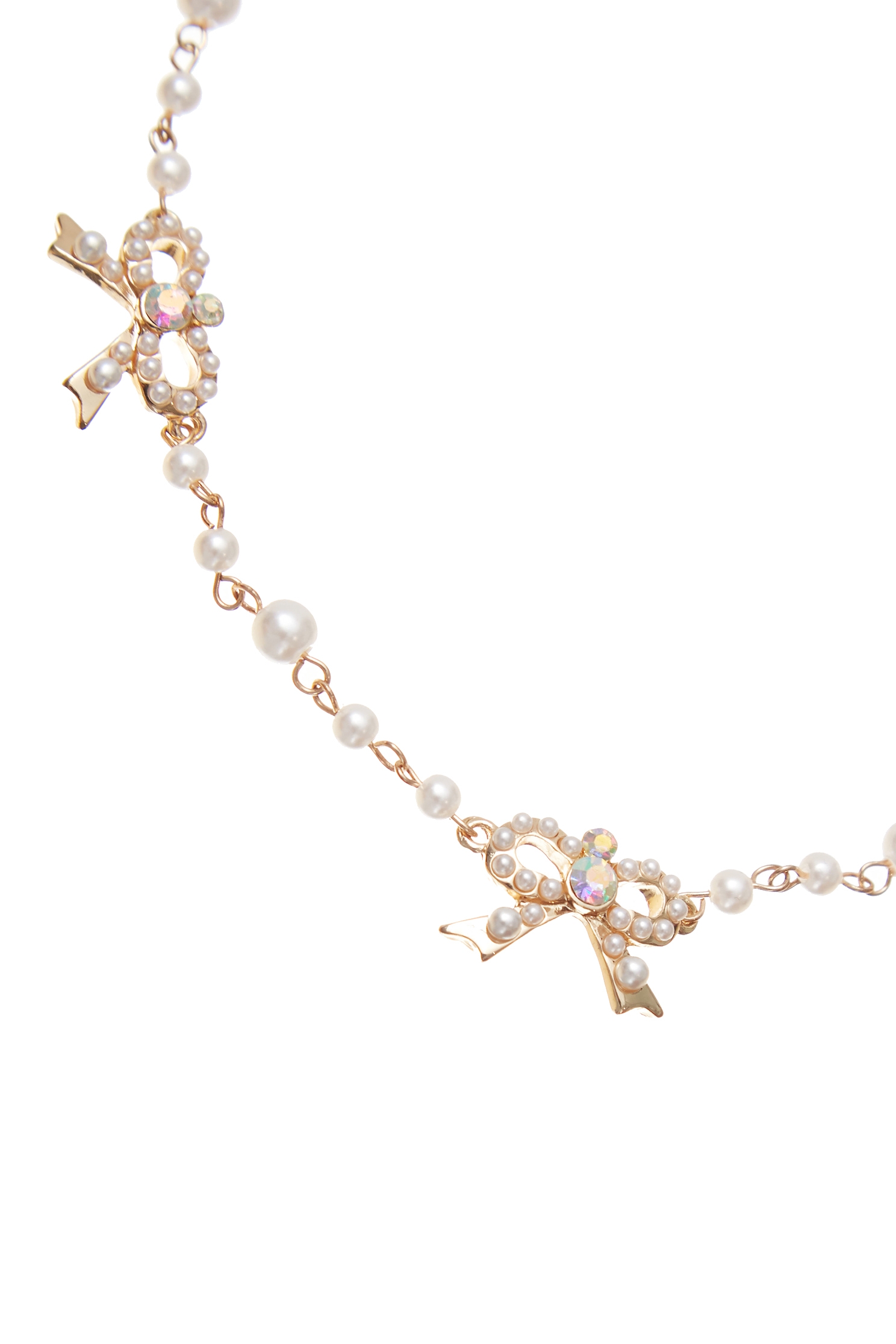 甜美寶石珍珠蝴蝶結項鍊甜美寶石珍珠蝴蝶結項鍊,一般洋裝,珍珠,秋冬穿搭,蕾絲,蝴蝶結,項鍊