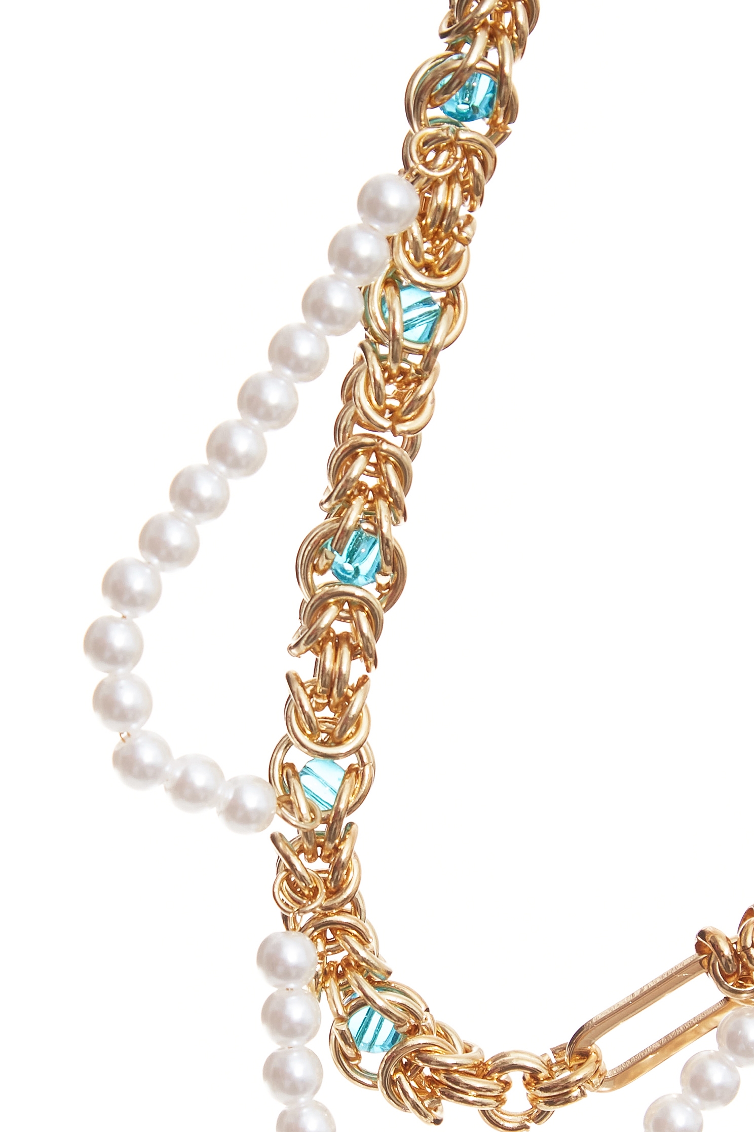 復古珍珠18K金夾珠項鍊復古珍珠18K金夾珠項鍊,珍珠,秋冬穿搭,項鍊