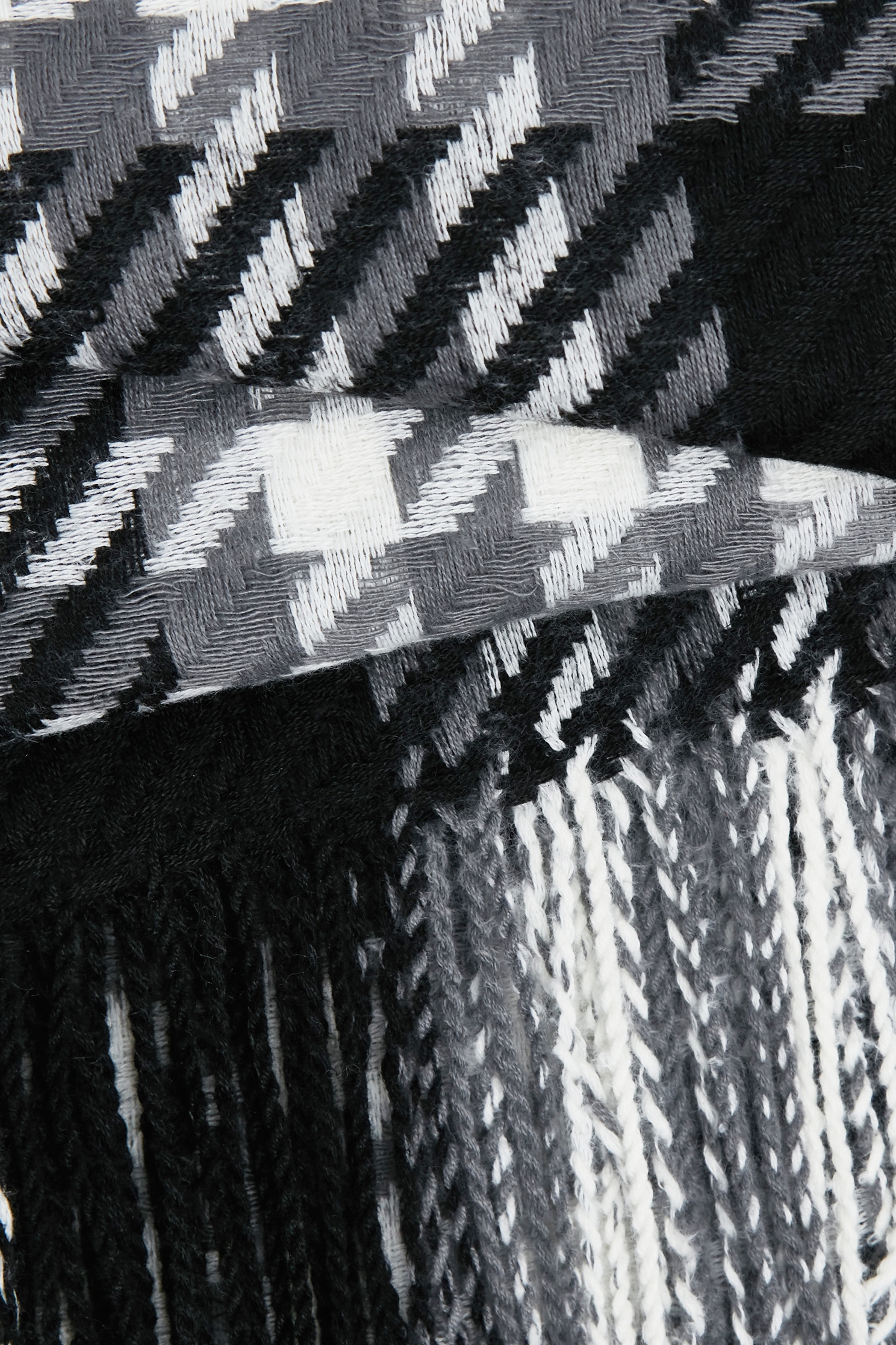 經典黑白格紋圍巾經典黑白格紋圍巾,圍巾,格紋,秋冬穿搭,針織