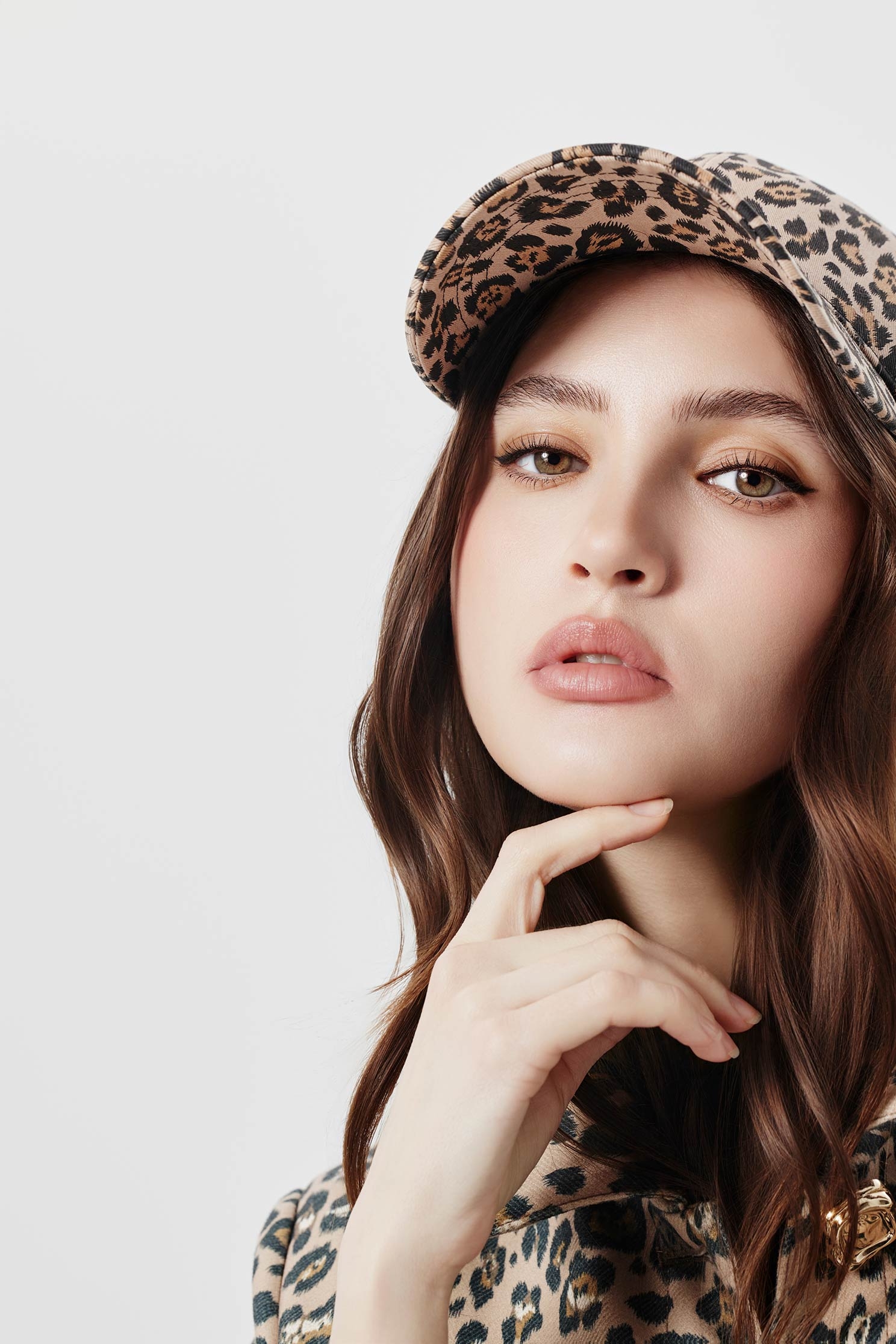 個性豹紋棒球帽個性豹紋棒球帽,秋冬穿搭