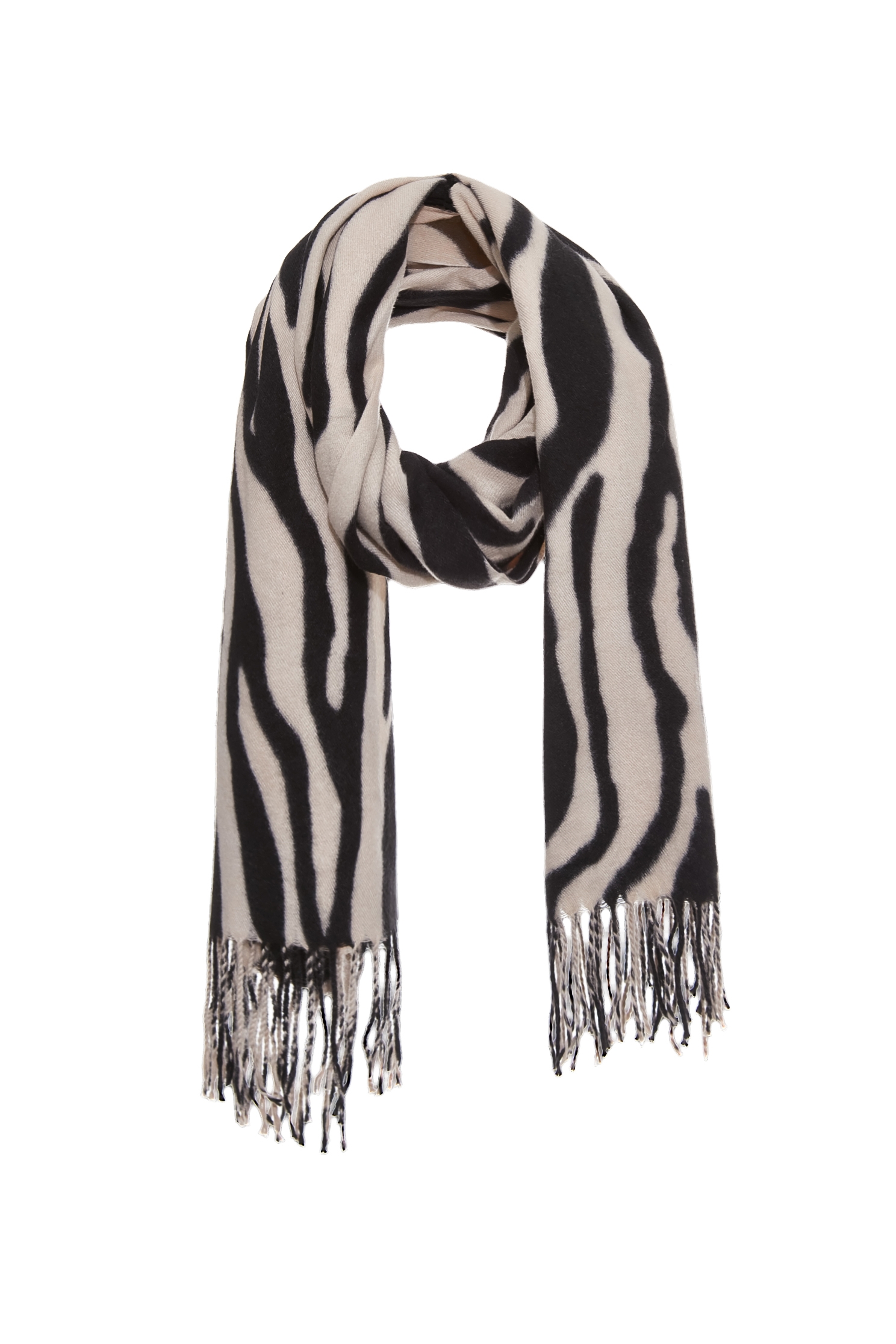 個性斑馬紋圍巾個性斑馬紋圍巾,圍巾,秋冬穿搭,針織