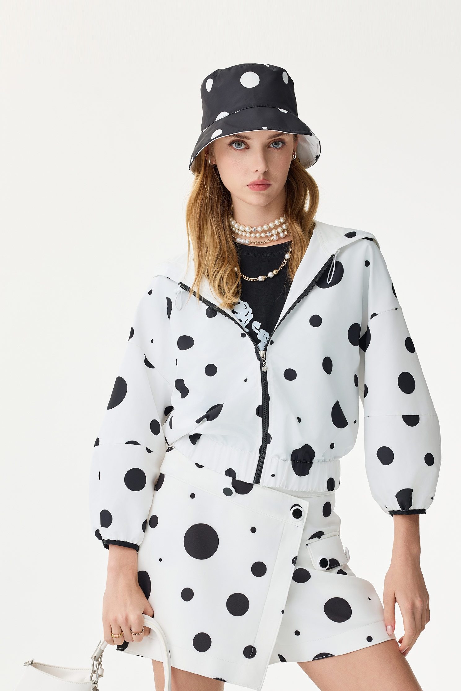 經典點點漁夫帽經典點點漁夫帽,春夏穿搭