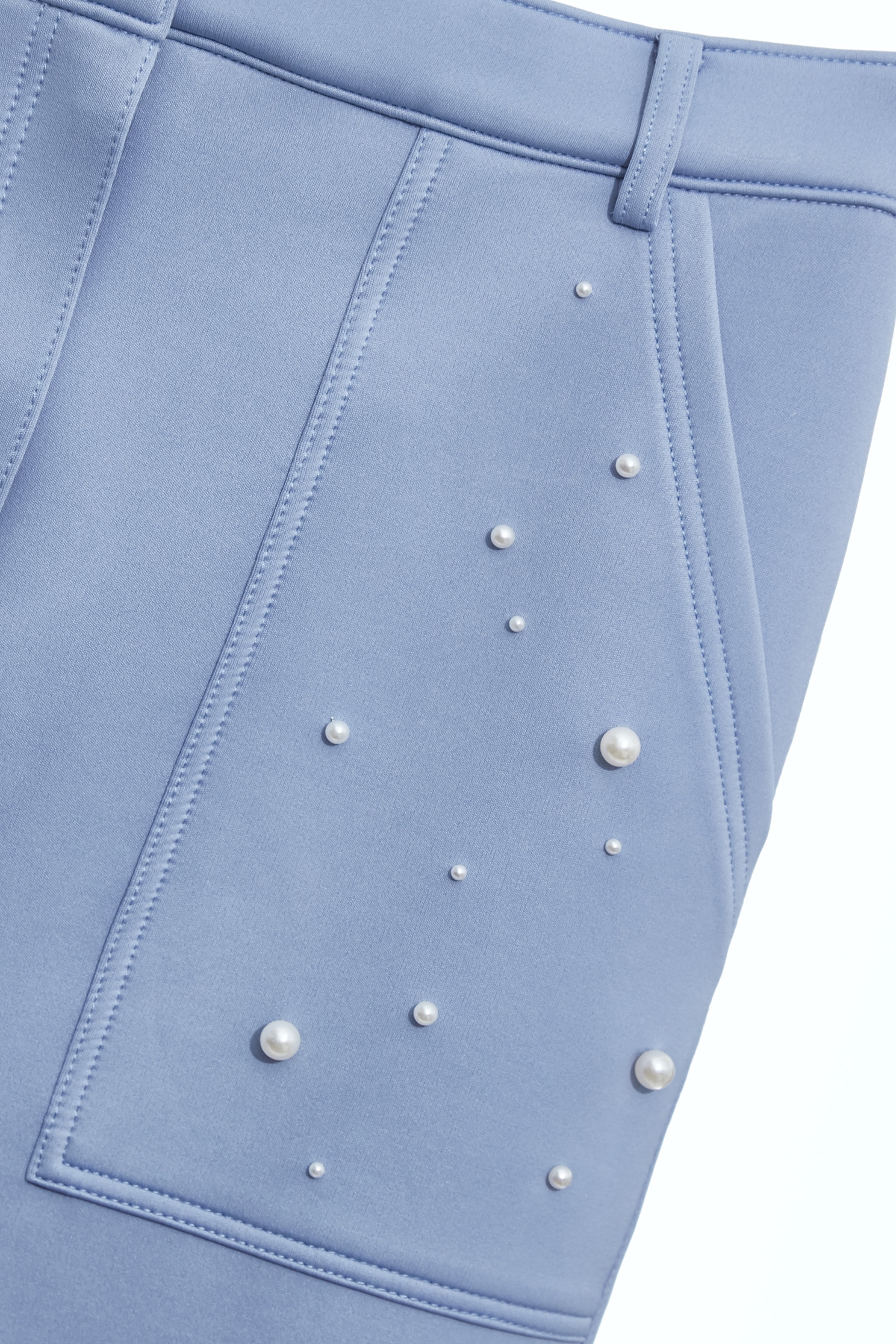 晚山新黛珍珠口袋長裙晚山新黛珍珠口袋長裙,刺繡,春夏穿搭,時髦成套搭配,珍珠,簡約穿搭,長裙