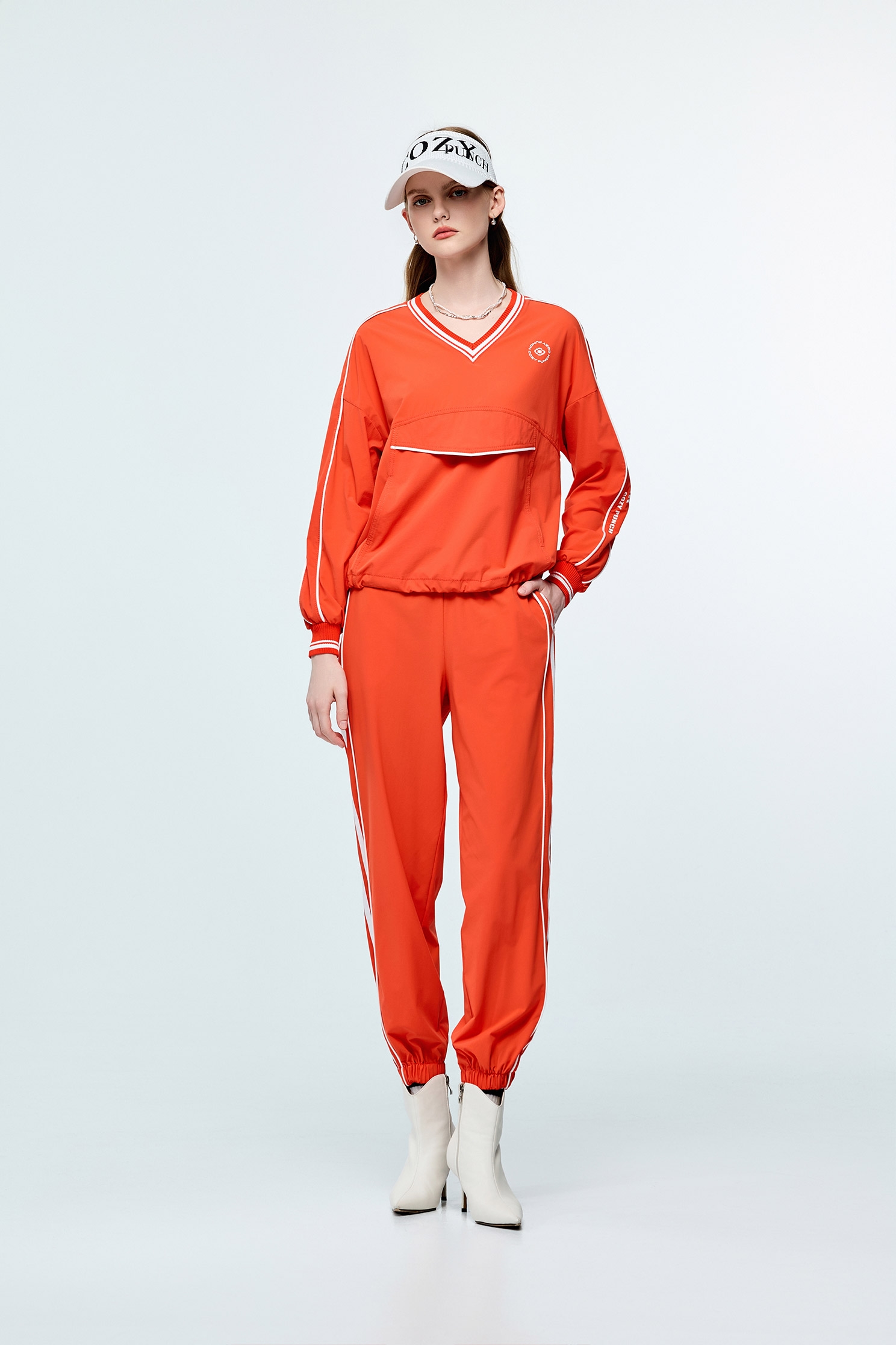 彩虹衣膠原蛋白V領撞色上衣彩虹衣膠原蛋白V領撞色上衣,上衣,春夏穿搭