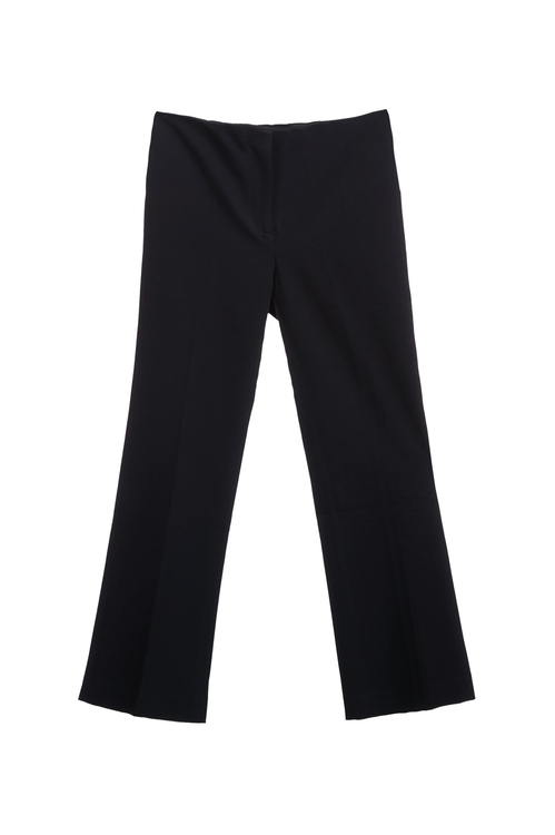 藍黑色直筒西裝褲,一日穿搭