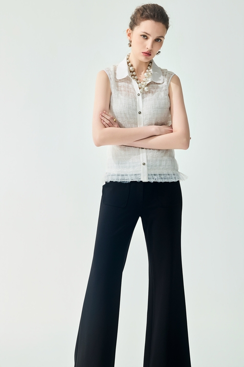 立體透視彈性襯衫背心,一般背心馬甲