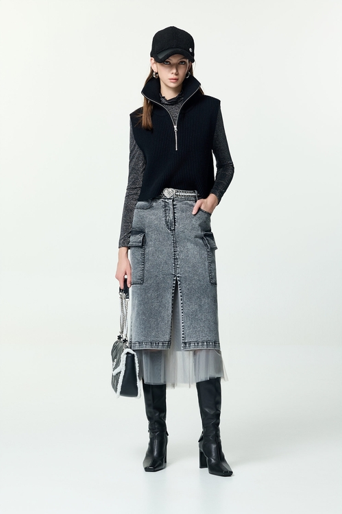 短版造型針織背心,秋冬穿搭