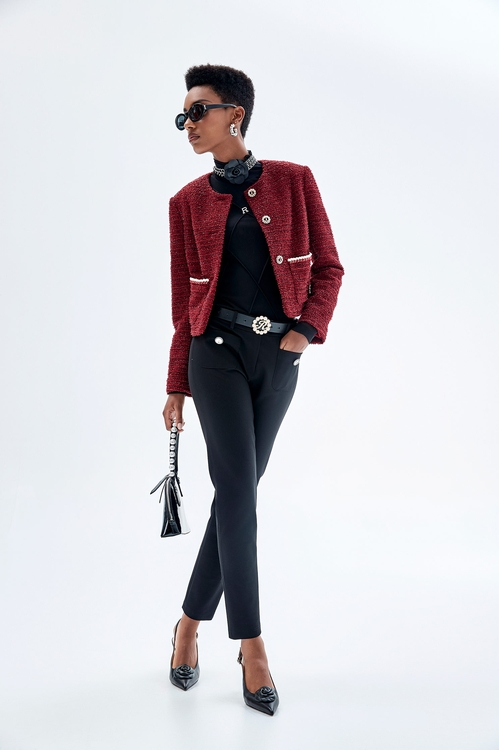 抓車格紋內搭上衣,內搭上衣