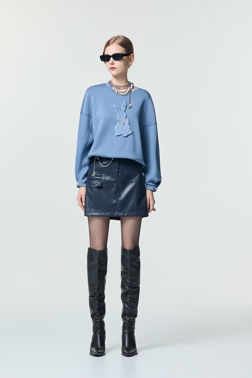 萌兔造型單品上衣,衛衣