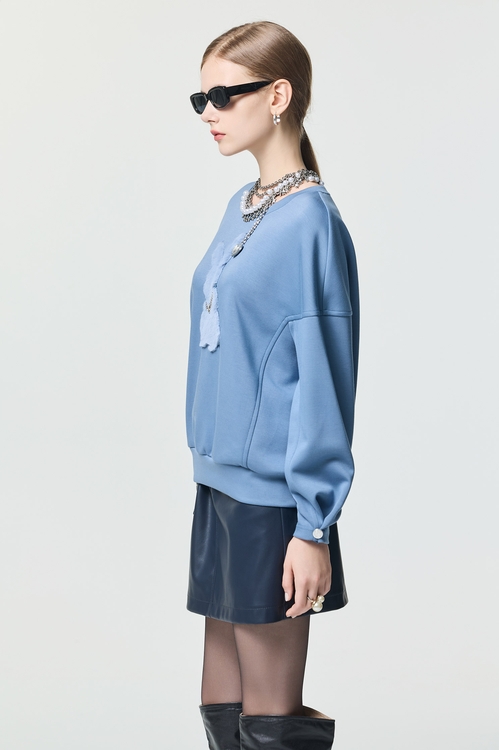 萌兔造型單品上衣,衛衣