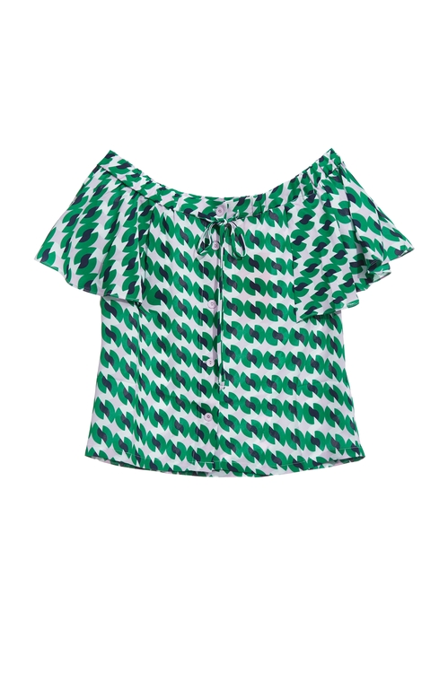 雪紡平口上衣,雪紡上衣