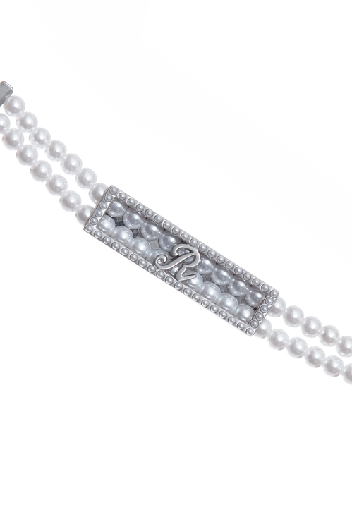 雙排珍珠R字簡約腰鍊,,雙排珍珠R字簡約腰鍊,春夏穿搭,珍珠,項鍊,春夏穿搭,項鍊,春夏穿搭,項鍊,春夏穿搭,珍珠