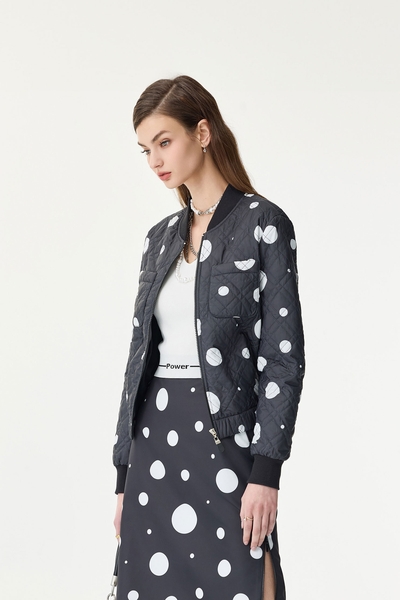 經典波爾卡點點外套