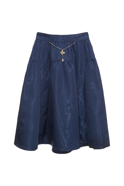 日蝕藍色復古宮廷風長裙