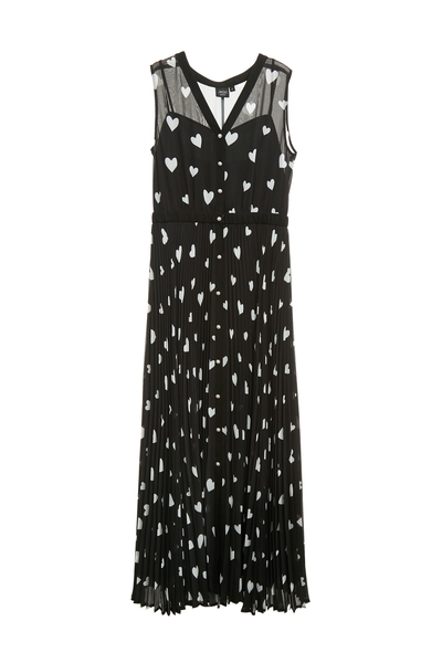 滿天心女神壓摺長洋裝