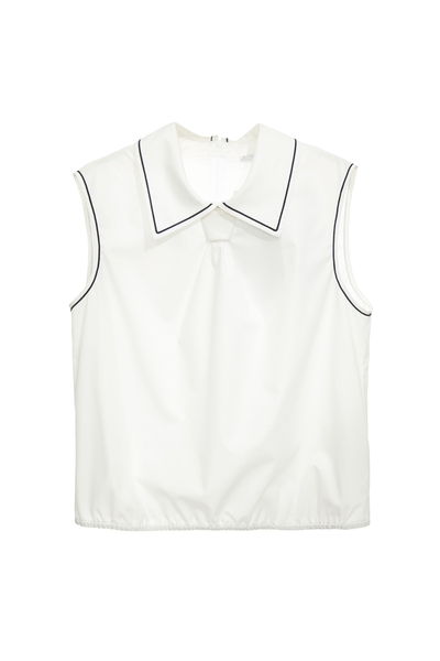 綴領帶結單品上衣