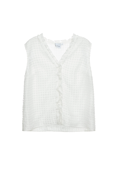 簍空花朵蕾絲上衣