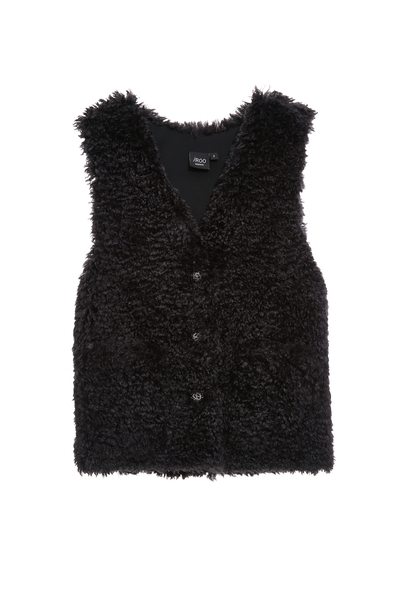 夜黑泰迪熊背心外套