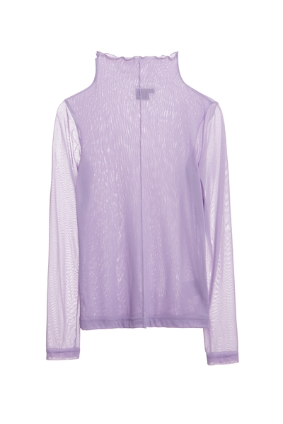 銀河丁香紫極簡上衣
