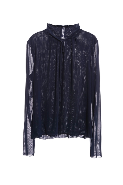 海軍藍輕柔內搭上衣